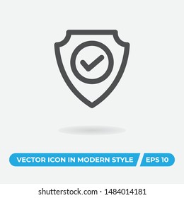Safe zone vector icon, simple sign for web site and mobile app.