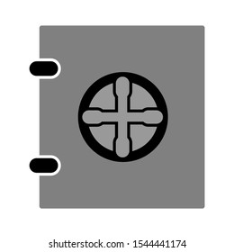 safe-box icon - safe-box isolated , money safe symbol illustration- Vector safe