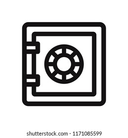 Safebox icon vector