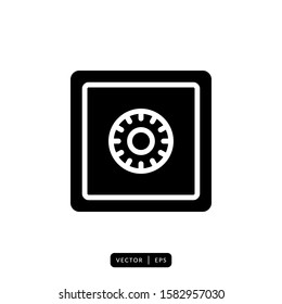Safebox Icon Vector - Sign or Symbol