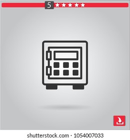 safebox vector icon
