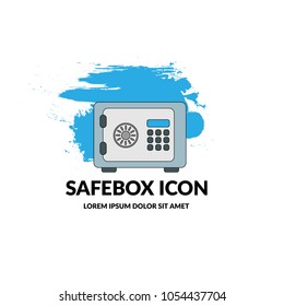 Safebox vector icon.Can be used as icon or logo for websites, applications, mobile and UI design, vector illustration