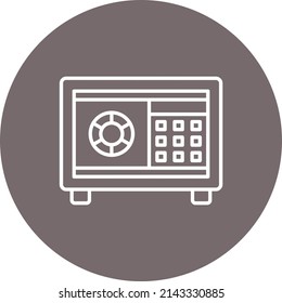 Icono de vector Safebox. Se puede usar para imprimir, móviles y aplicaciones web.