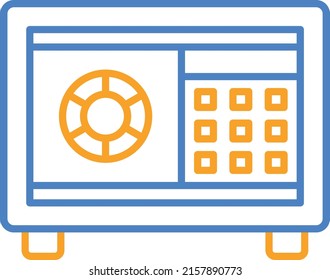 Safebox vector icon. Can be used for printing, mobile and web applications.