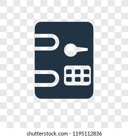 Safebox vector icon isolated on transparent background, Safebox transparency logo concept