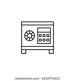 Safebox vector line icon icons design