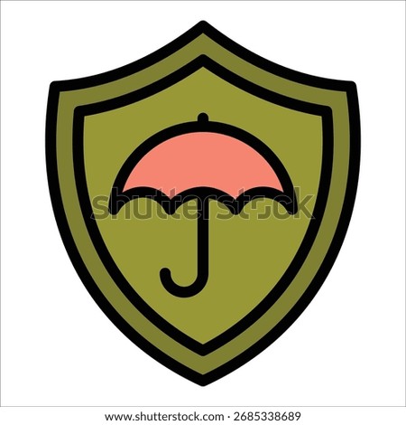 Safeguard Icon Element For Design