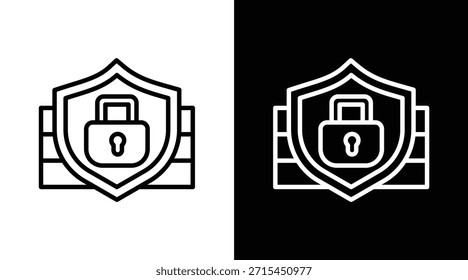 Versión de dos tonos en fondo blanco y negro