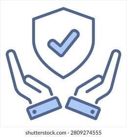 Safekeeping Blue Icon Style Collection