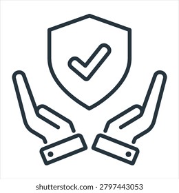 Safekeeping Outline Icon Style Collection