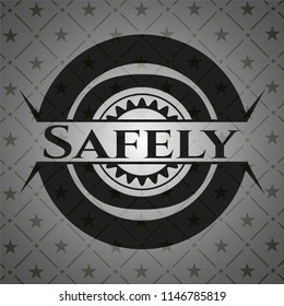 Safely black emblem. Vintage.