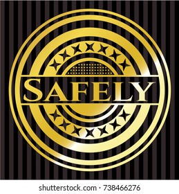 Safely golden badge