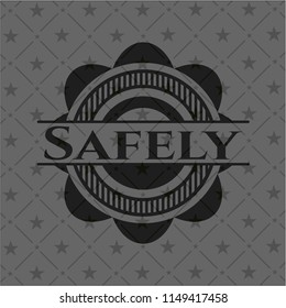 Safely realistic dark emblem