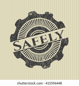 Safely rubber grunge texture seal