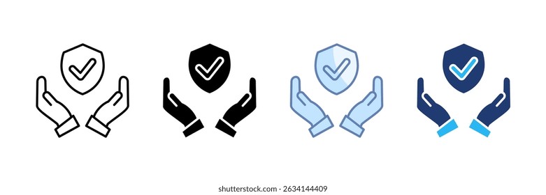 Conjunto de iconos de seguridad Colección de estilo múltiple
