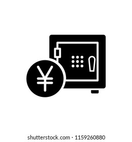 safes icon vector template