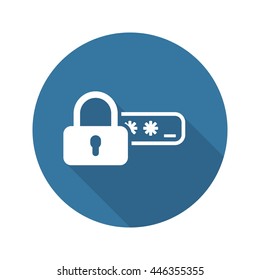 Safety Access and Password Protection Icon.