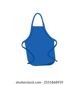 Icono plano del delantal de la seguridad, Ilustración vectorial