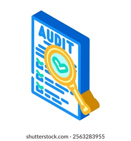 safety audit injury prevention isometric icon vector. safety audit injury prevention sign. isolated symbol illustration