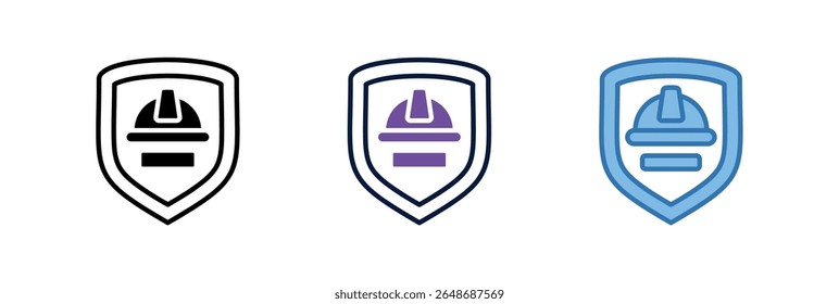 Elemento De Ícone De Crachá De Segurança Para Design