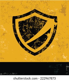 Safety badge symbol,clean vector