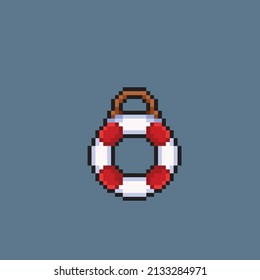 safety balloon in pixel style
