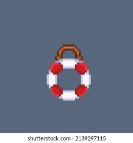safety balloon in pixel style