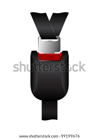 Safety belt clipped in and secure