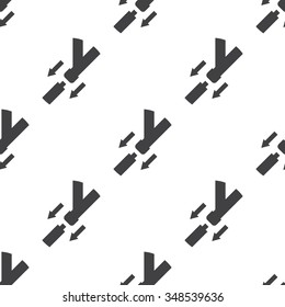 Safety belt icon.