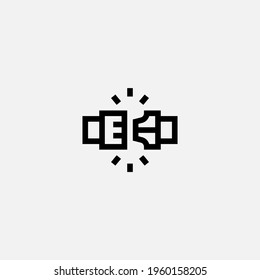 Safety belt icon sign vector,Symbol, logo illustration for web and mobile