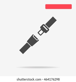 Safety belt icon. Vector concept illustration for design.