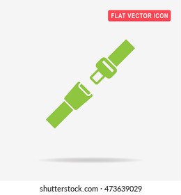Safety belt icon. Vector concept illustration for design.