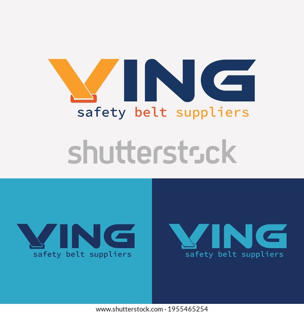 Safety Belt logo\
design. vector templet.\
