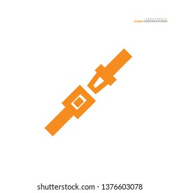 Safety belt. Seat Belt. Vector Illustration.