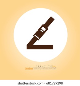 Safety belt. Seat Belt. Vector Illustration