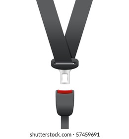 Safety belt - vector illustration