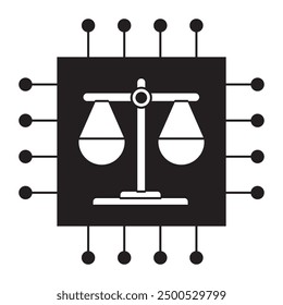 Safety and Bias icon, Ensuring Safety and Reducing Bias in AI Systems, Addressing Bias and Enhancing Safety in Technology, Promoting Ethical Standards Safety and Bias in AI icon