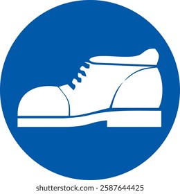  safety boot, work boot, mandatory use of protective footwear in specific areas to prevent foot injuries and ensure workplace safety.