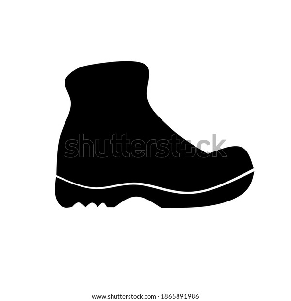 Safety Boots Icon Illustration Logo Stock Vector (Royalty Free ...