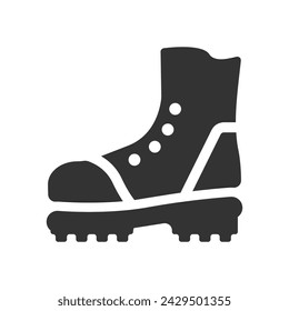 Safety boots Icon, Vector Graphics