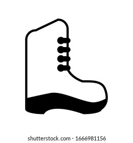 safety boots on white background vector illustration design