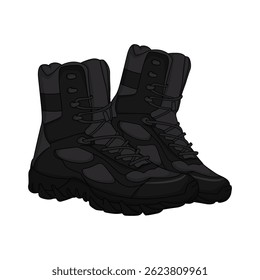 Safety Boots Vector Image And Illustration