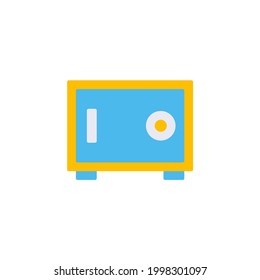 Safety box icon illustration flat style