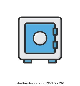 safety box icon vector design. modern icon style