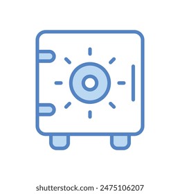 Safety Box vector icon design stock illustration