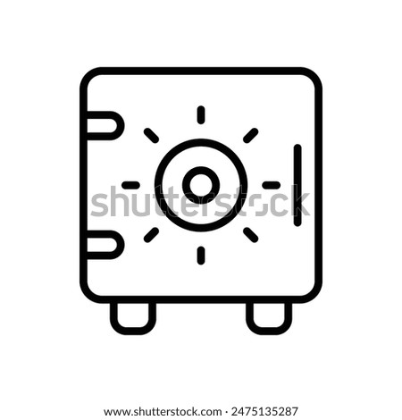 Safety Box vector icon design stock illustration