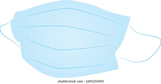Safety Breathing Medical Mask Vector