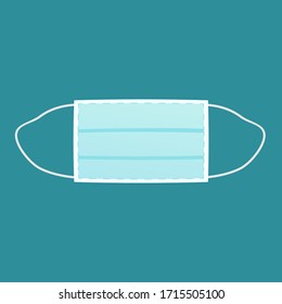 Safety breathing medical respiratory mask. Hospital or pollution protect face masking. Good help virus.