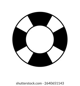 safety buoy icon vector on white background