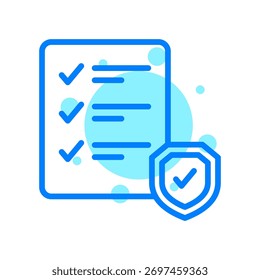 Safety CheckIcon In Shape Vector Illustration